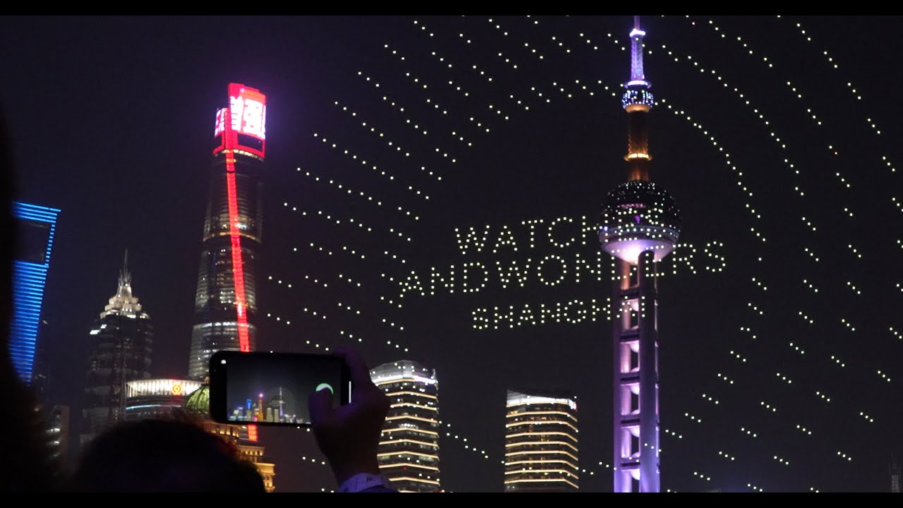 Shanghai drone show